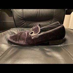 Roberto Cavali suede loafers (Black) size 9